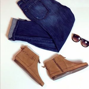 Aerosoles Suede Moccasin, Size 10